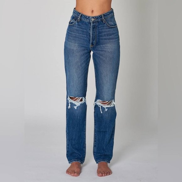 ROLLA'S Denim - Classic Straight Organic Worn Jeans